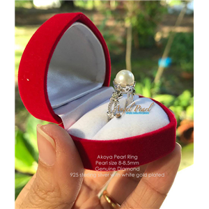 Genuine Akoya Pearl Ring