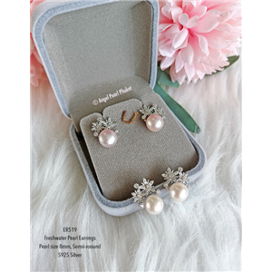 [ER519] Genuine Freshwater Pearl Earrings