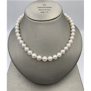 [NS13] Genuine White SouthSea Pearl Necklace