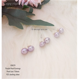 [ER479] Genuine Freshwater Pearl Earrings