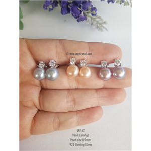 [ER432] Genuine Freshwater Pearl Earrings