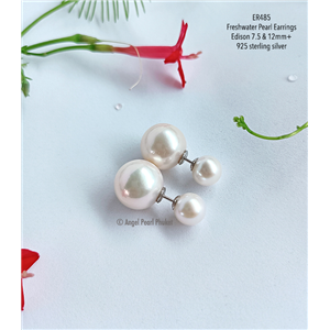 [ER485] Genuine Dior Style Ediison Pearl Earrings