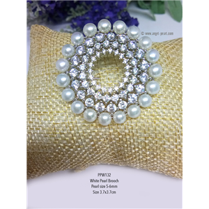 [PPW132] Genuine Freshwater Pearl Brooch