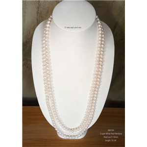 [NW194] Genuine White Freshwater Pearl Necklace