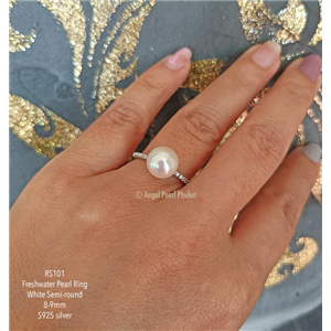 [RS101] Genuine Freshwater Pearl Ring