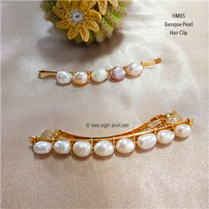 [HM05] Genuine Freshwater Pearl Hair Clip