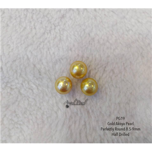 [PG19] Genuine Gold Akoya Pearls