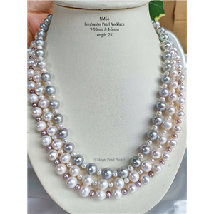 [NM56] Genuine Freshwater Pearl Necklace