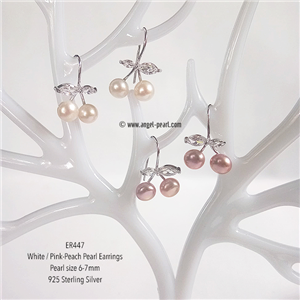 [ER447] Genuine Freshwater Pearl Earrings