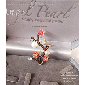 [PPW117] Genuine Freshwater Pearl Brooch