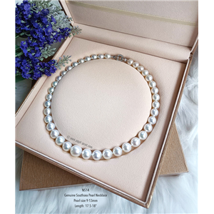 [NS14] Genuine White SouthSea Pearl Necklace