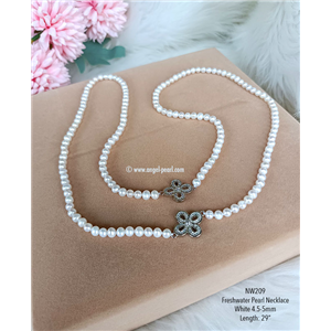 [NW209] Genuine Mini White Freshwater Pearl Necklace