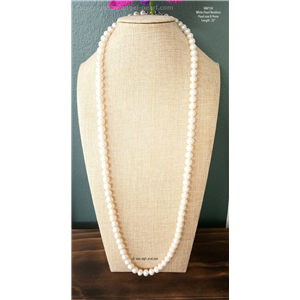 [NW150] Genuine White Freshwater Pearl Necklace