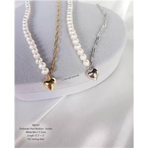 [NW207] Genuine Mini White Freshwater Pearl Necklace