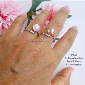 [RS268] Genuine Freshwater Pearl Ring