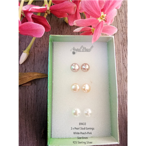 [ER433] Genuine Freshwater Pearl Earrings