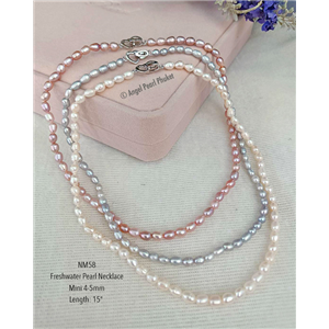 [NM58] Genuine Freshwater Pearl Necklace