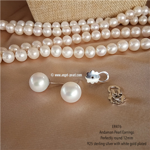 [ER476] Genuine Andaman Pearl Earrings