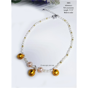 [SN05] Genuine Freshwater Pearl Chain for Pets