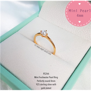 [RS266] Genuine Mini Freshwater Pearls Ring