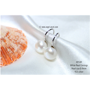 [ER149] Freshwater Pearl Earrings 8-9mm (More Color)