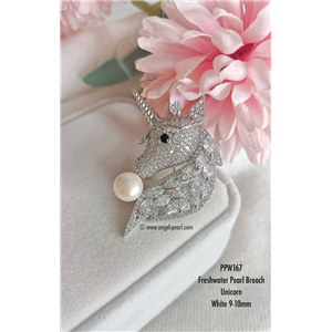 [PPW167] Genuine Freshwater Pearl Brooch