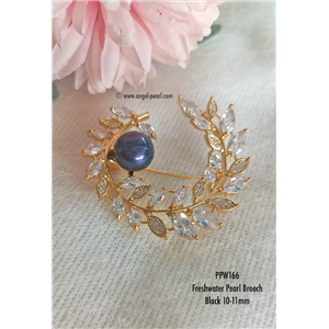 [PPW166] Genuine Freshwater Pearl Brooch