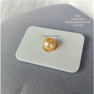 [PG26] Genuine Gold SouthSea Pearl 