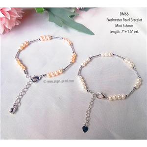 [BM66] Genuine Freshwater Pearl Bracelet 