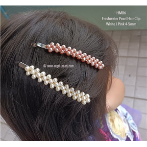[HM06] Genuine Freshwater Pearl Hair Clip