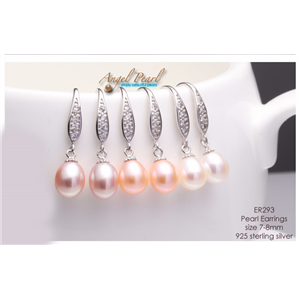 [ER293] Genuine Freshwater Pearl Earrings 