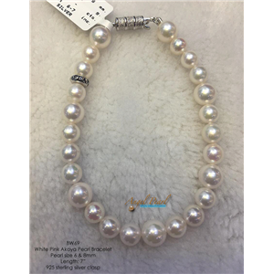 [BW69] Genuine Akoya Pearl Bracelet