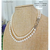 Genuine White Freshwater Pearl Necklace