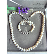 ชุดไข่มุกแท้ภูเก็ตสีขาว 10-11mm 